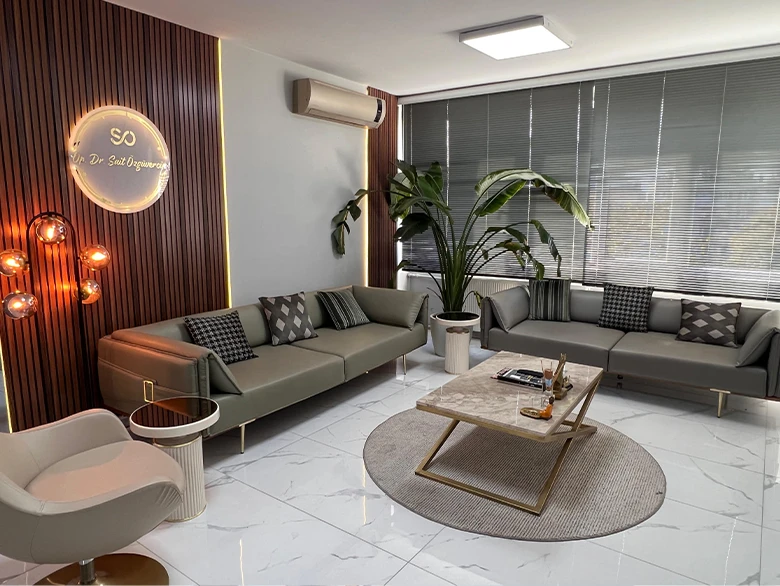 istanbul kürtaj kliniğimizin hastalar için bekleme salonu
